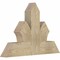 Ekena Millwork Richland Rough Sawn Timber Gable Bracket, Douglas Fir, 36"W x 24"H x 4"D x 6"F, 16/12 Pitch GBW036X24X0406RIC00RDF - alternate 2